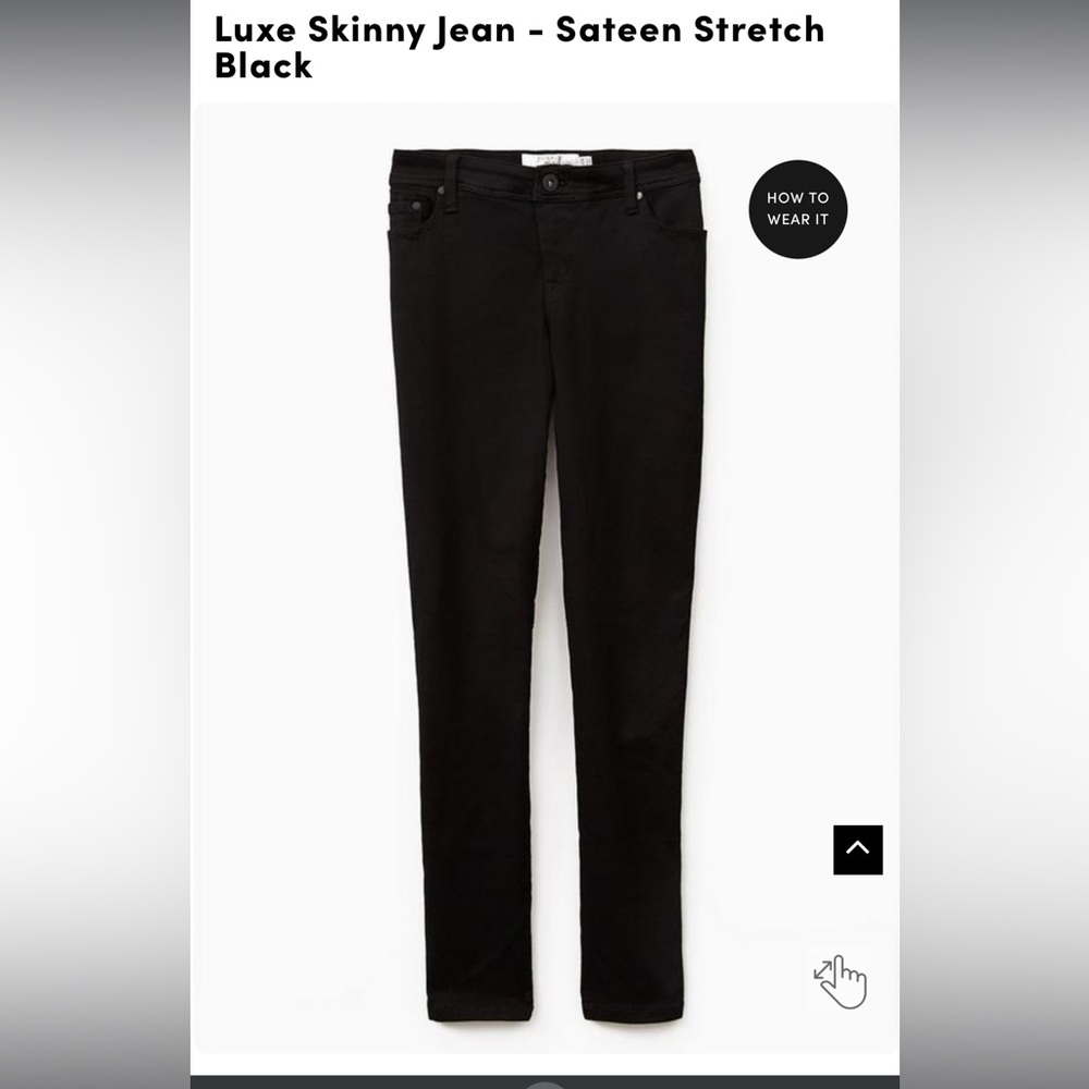 Torrid Luxe Skinny Black 18R Jeans